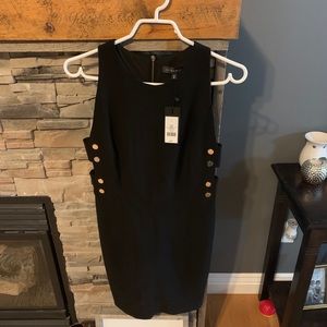 Black Dynamite Dress with side cut outs
